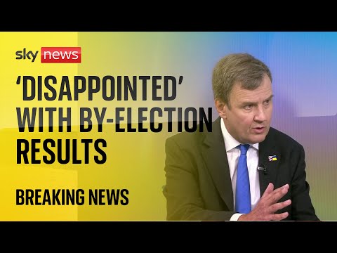 Conservative party chairman ‘disappointed’ with by-election results