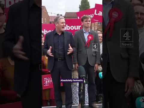 Keir Starmer celebrates Selby and Ainsty win