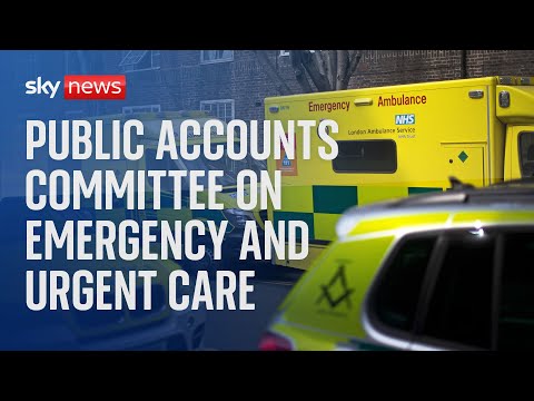 Watch live: Public Accounts Committee hears evidence on urgeny and emergency care