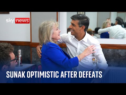 Sunak optimistic despite losing two by-elections