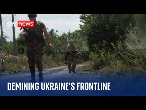 Ukraine War: The de-miners leading the counteroffensive on the frontline