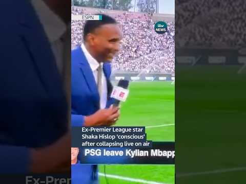 Shaka Hislop collapses live on air #itvnews #news #football #espn #shakahislop #premierleague