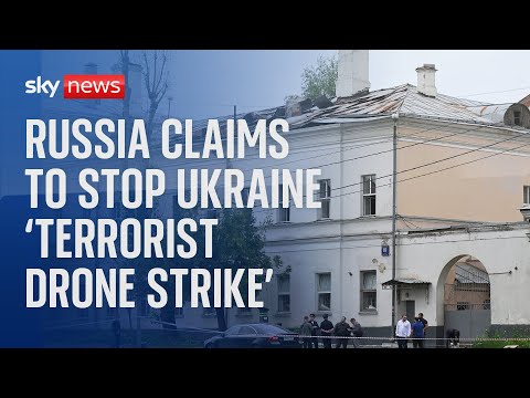 Watch live: Aftermath of ‘Drone attack’ in Moscow