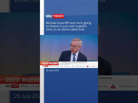 Michael Gove MP is ‘heading to Greece next week’