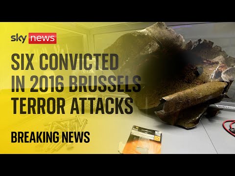 Brussels: Six men convicted over 2016 terror attacks that left 32 people dead