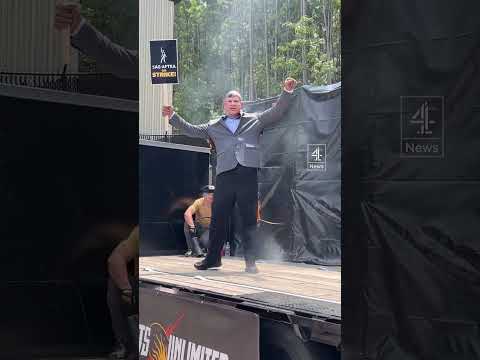 Trained stunt performer sets himself on fire during SAG strike