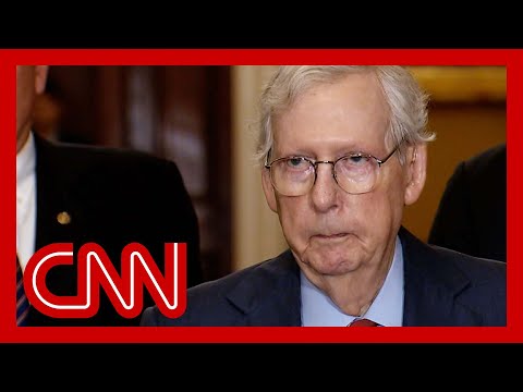 McConnell freezes in press conference and is unable to finish statement