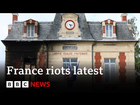 France riots latest as tensions begin to ease  – BBC News