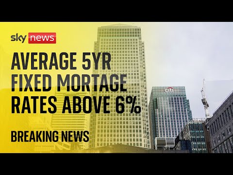 Banking Rates: Five-year fixed mortgage rate nudges over 6%