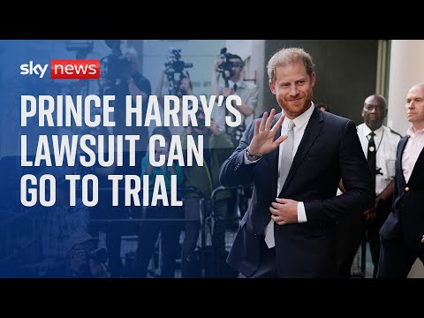 Prince Harry’s lawsuit against The Sun publisher can go to trial