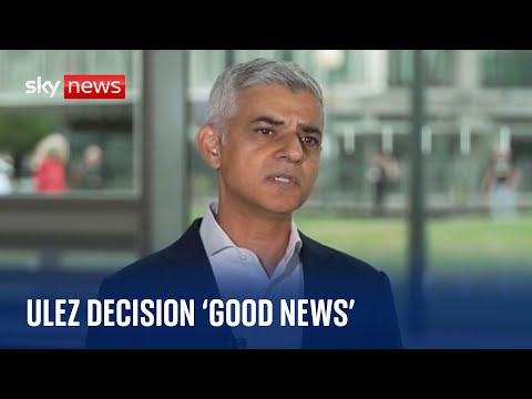 ULEZ ‘landmark decision is good news for London,’ says Sadiq Khan