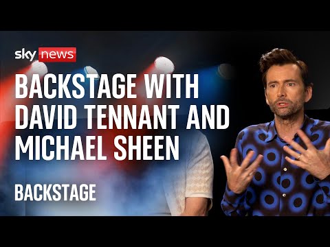 Backstage with David Tennant, Michael Sheen and Elizabeth Banks