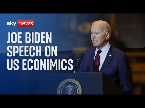 Joe Biden delivers speech on US economics