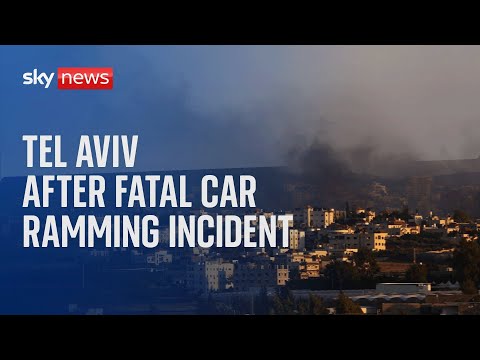 Watch live: Tel Aviv after car ramming incident