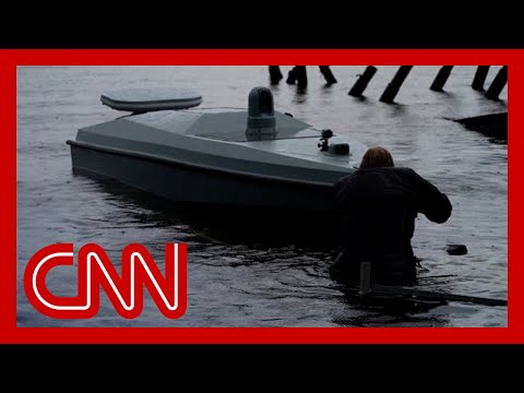 ‘Faster than anything else in the Black Sea’: See Ukraine’s latest sea drone