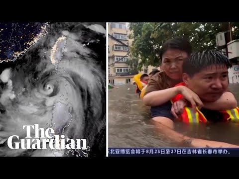 Typhoon Doksuri makes landfall in eastern China causing floods and landslides