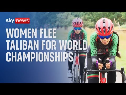Afghan women who fled Taliban to make history at Cycling World Championships