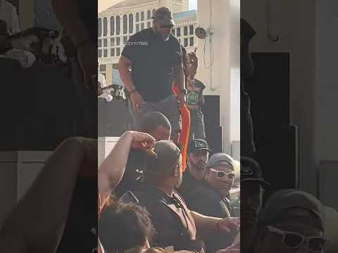 Cardi B sends mic flying towards crowd after splashed with drink