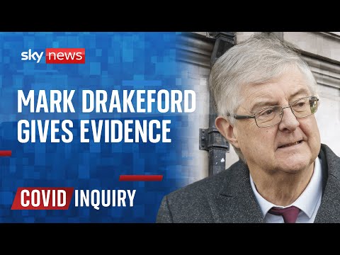 COVID Inquiry: First Minister of Wales Mark Drakeford provides evidence