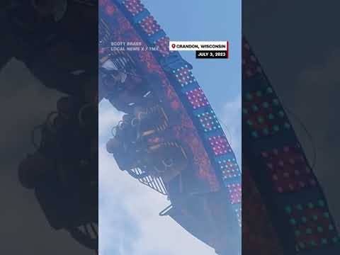 Roller coaster riders stuck upside down for hours