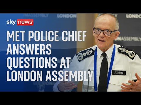 Watch live: Met Police Chief faces London Assembly Police and Crime Committee