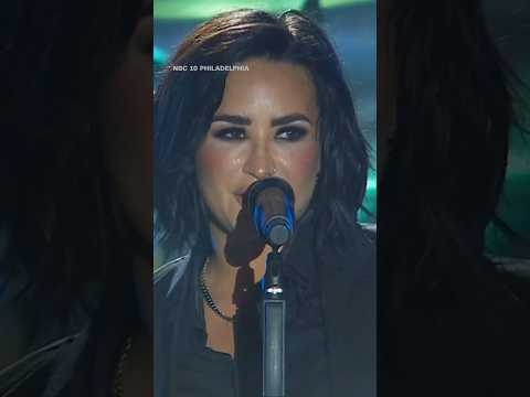 Demi Lovato performs on July 4th special