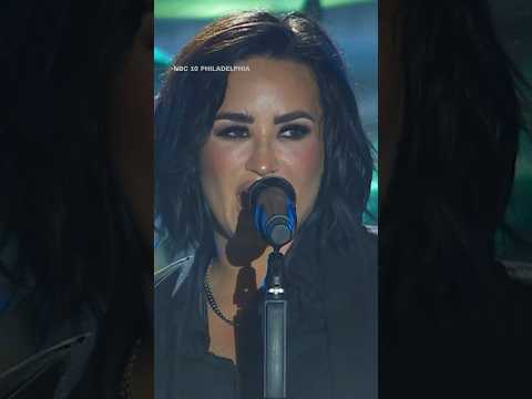Demi Lovato performs on July 4th