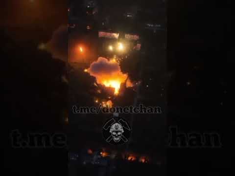 Drone footage shows the moment Ukraine strikes the Russian position in occupied territory
