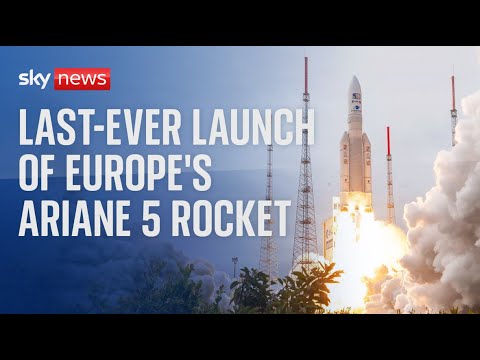 Watch Ariane 5 mission launch