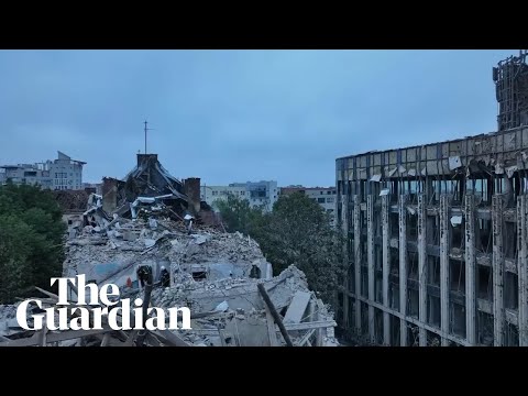 ‘They hit civilians’: Russian missile strike hits apartment block in Ukraine’s Lviv