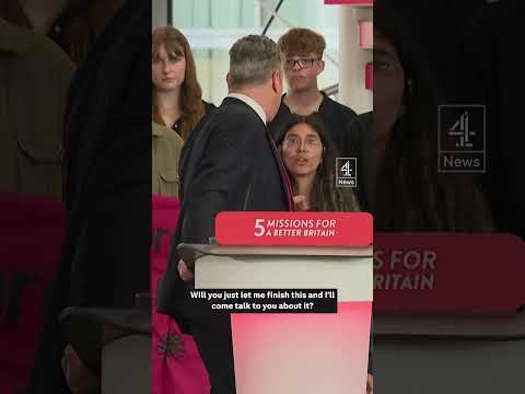 Starmer confronted by climate protesters