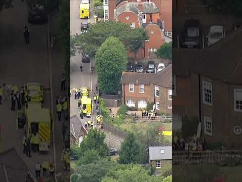 Seven children and two adults have been injured after a Land Rover crashed into a primary school
