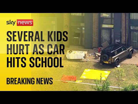 Several children injured as car ploughs into private school in Wimbledon