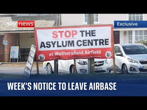 Asylum Seekers: Military families in Essex ‘appalled’ at week’s notice to leave former airbase