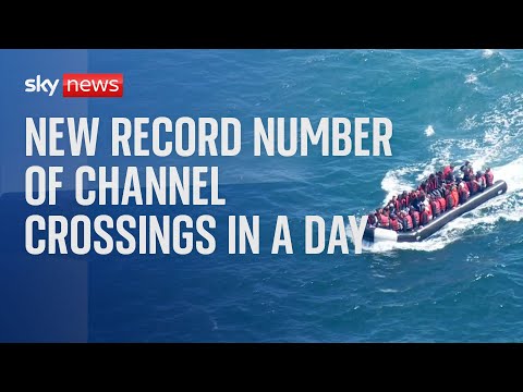 Migrant crossings: Highest number of people make journey in a single day so far this year