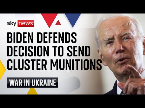 Ukraine news: President Biden defends decision to send cluster munitions to Ukraine