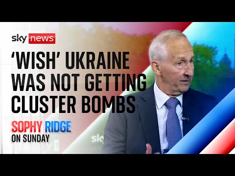 Ukraine news: ‘I wish it wasn’t being done’ – UK diplomat on US supplying cluster bombs