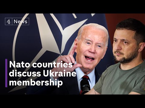 Ukraine Nato membership tops summit agenda as Biden in UK
