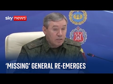 Ukraine news: ‘Missing’ top Russian general re-emerges for first time since failed Wagner mutiny