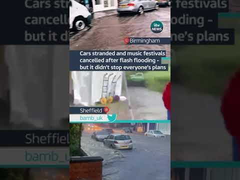 Cars stranded & music festivals cancelled after flash flooding – but it didn’t stop everyone’s plans