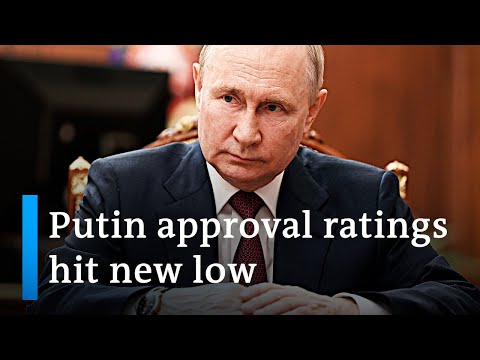 Russia’s President Putin’s international approval ratings hit new low | DW News