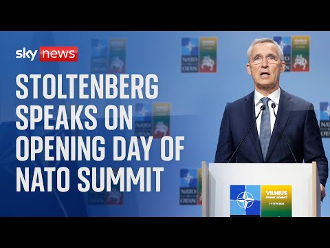 Watch live: Secretary General Jens Stoltenberg delivers opening speech at NATO summit