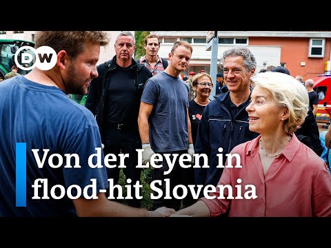 Flood affected areas in Slovenia met with international and local solidarity | DW News