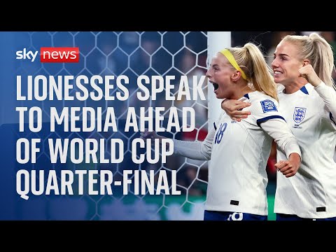 England football news conference ahead of women’s World Cup quarter-final