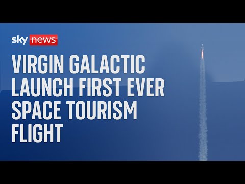 Watch live: Virgin Galactic launches first ever private astronaut mission