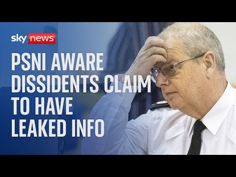 PSNI leak: Dissident republicans claim to possess leaked information, says PSNI chief constable