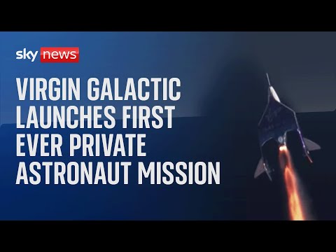 Virgin Galactic launches first ever private astronaut mission