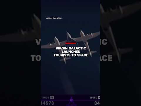 Virgin Galactic launches tourists to space