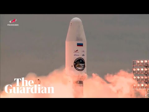 Russia launches Luna-25 mission in race to sample moon’s south pole
