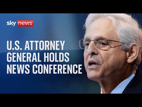 US Attorney general holds news conference